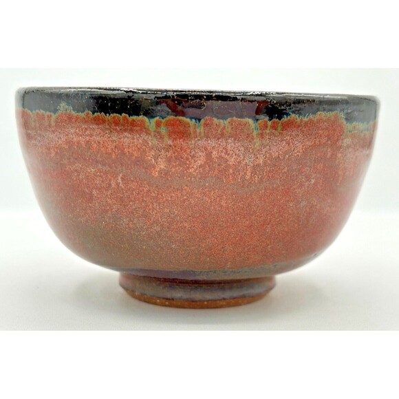 Firewood Kiln Glaze‎ Stoneware Snack Bowls Set of 3 Wheel Thrown Studio Art - Picture 6 of 16